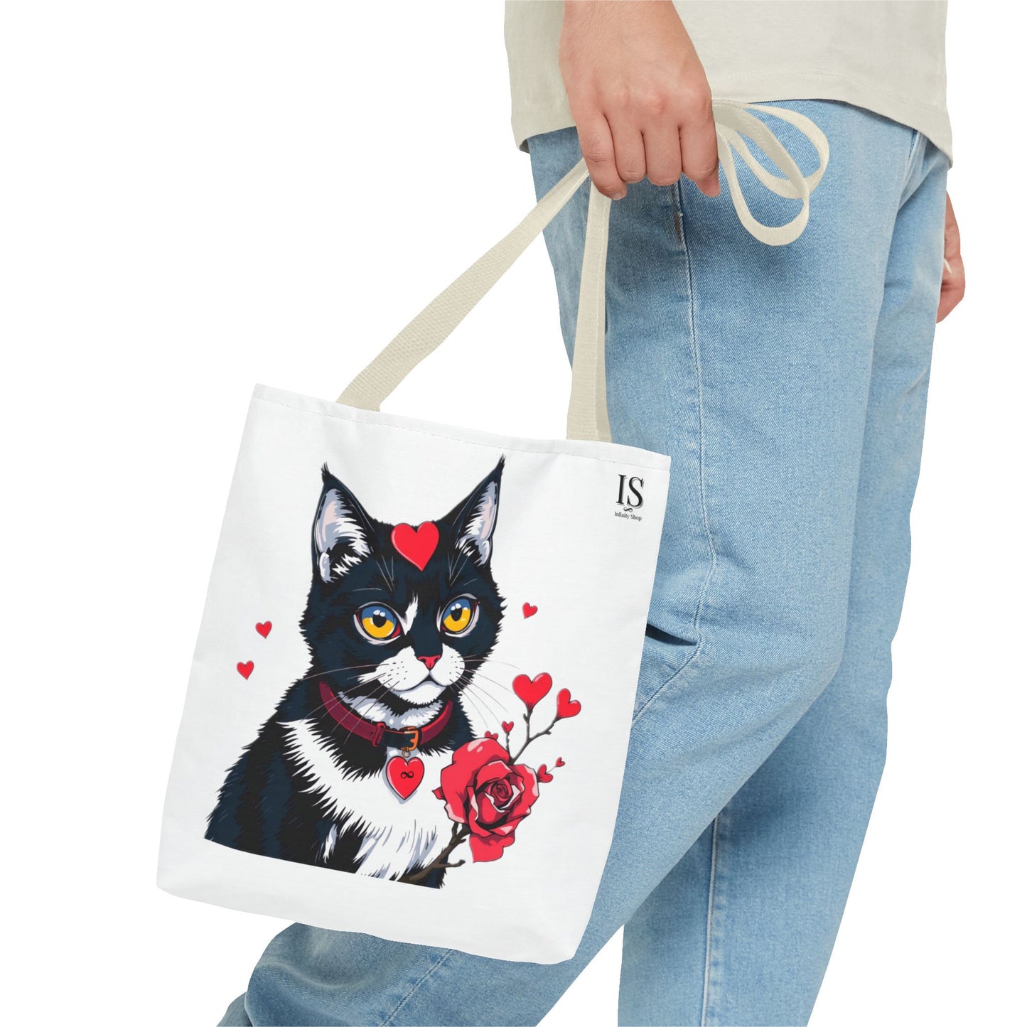 Cat Tote Bag - Beautifull Aesthetic Cat Creative Design