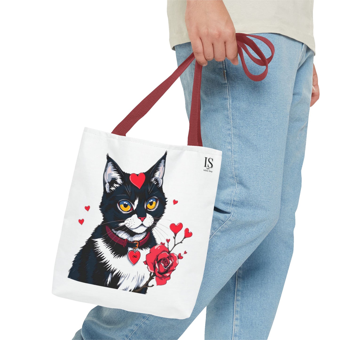 Cat Tote Bag - Beautifull Aesthetic Cat Creative Design