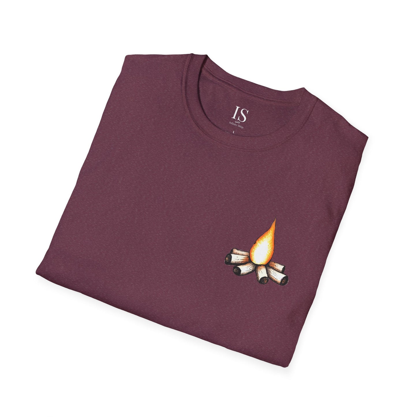 Campfire T-Shirt - Minimalist and Fun Design for Outdoor Enthusiasts