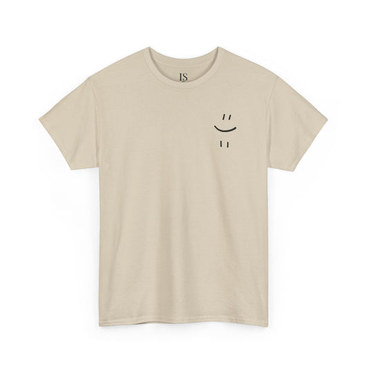 Camiseta con carita feliz-tristre