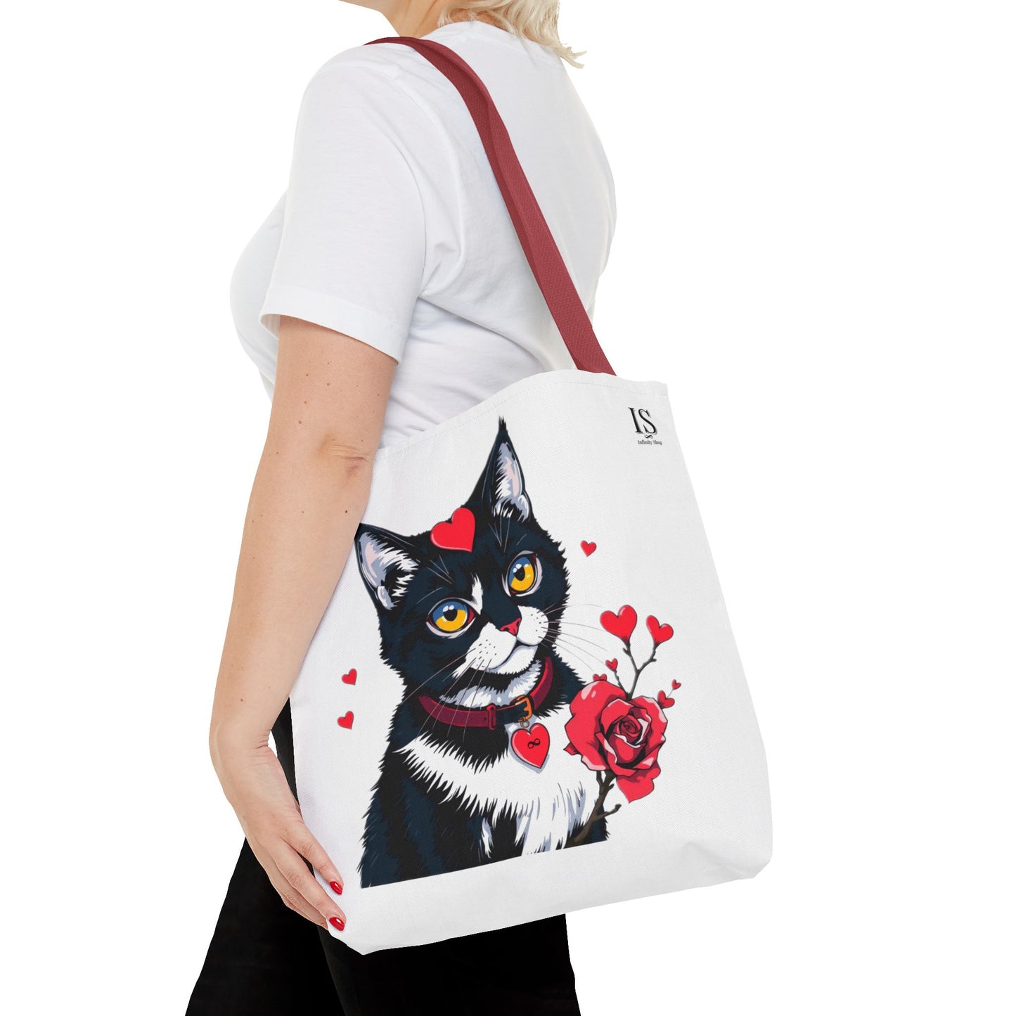 Cat Tote Bag - Beautifull Aesthetic Cat Creative Design