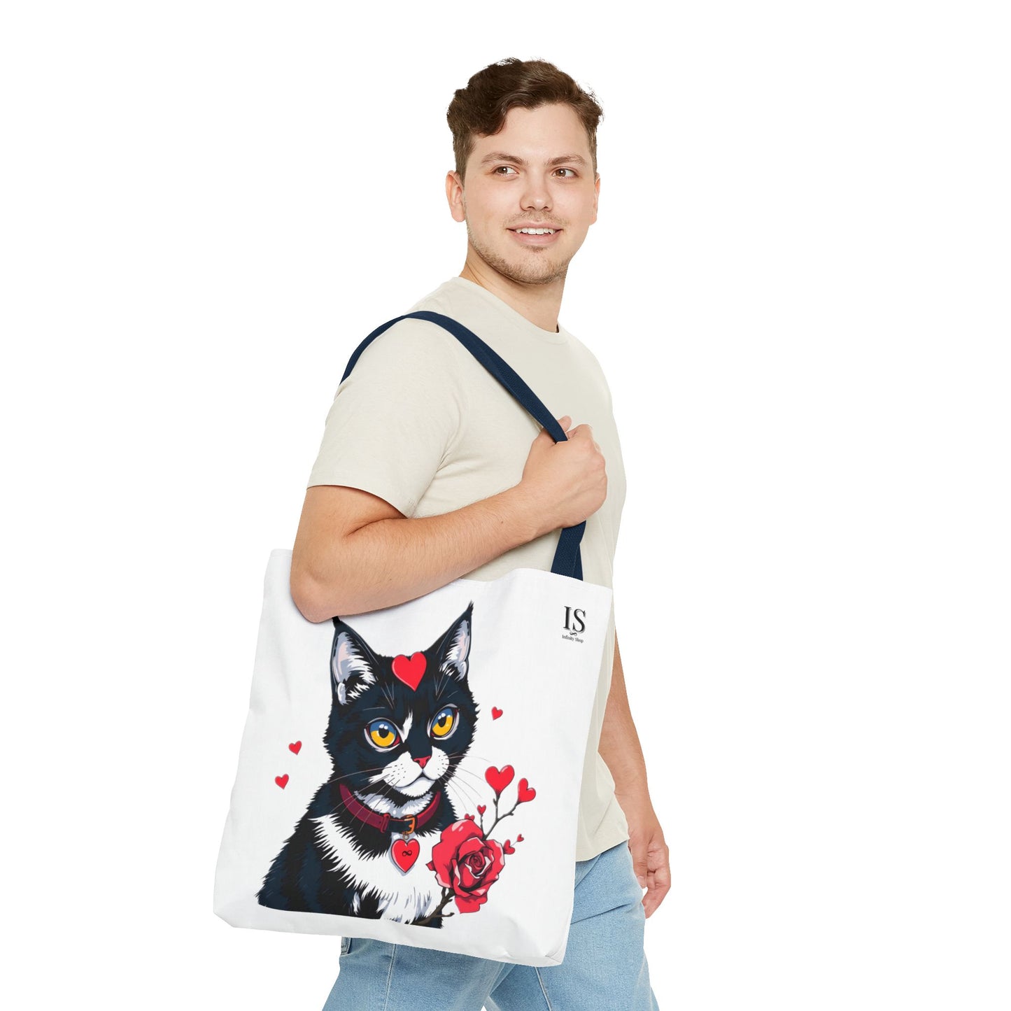 Cat Tote Bag - Beautifull Aesthetic Cat Creative Design