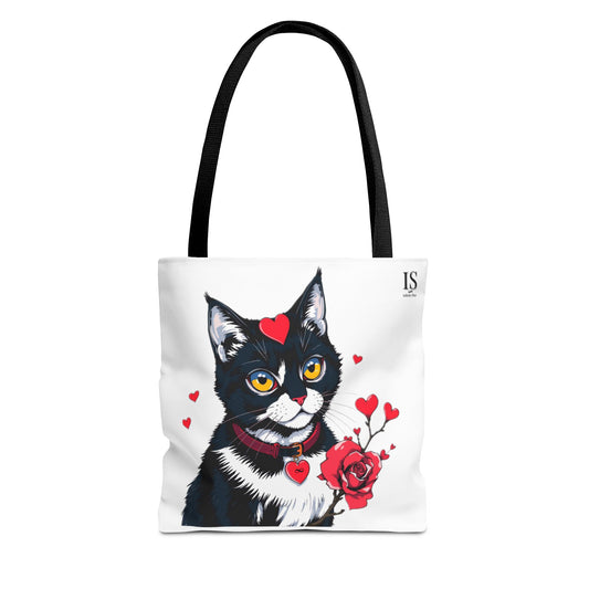 Cat Tote Bag - Beautifull Aesthetic Cat Creative Design