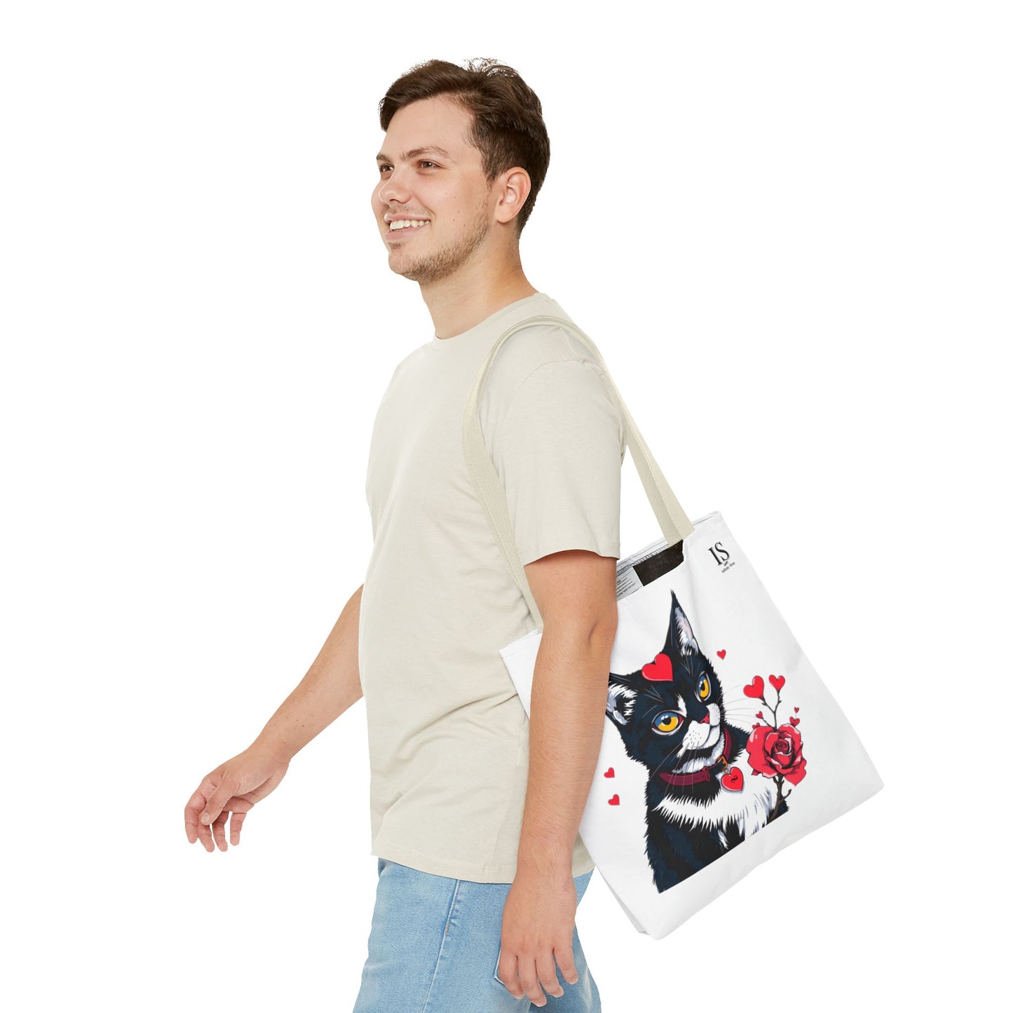 Cat Tote Bag - Beautifull Aesthetic Cat Creative Design