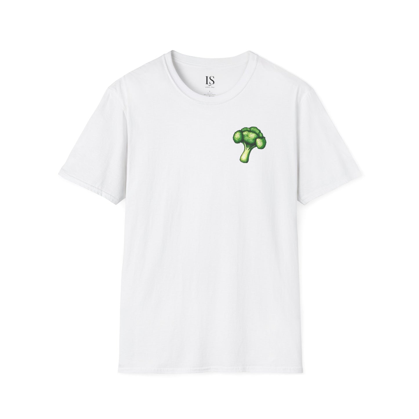 Broccoli Minimalist Tee - Unisex T-Shirt for Vegetarians and Vegans