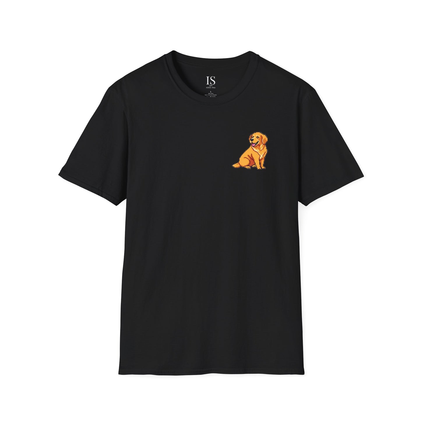 Golden Retriever Pixelated T-Shirt