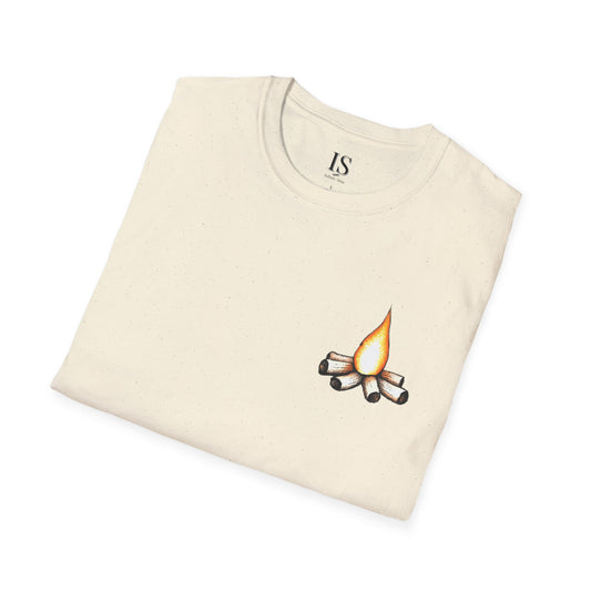 Campfire T-Shirt - Minimalist and Fun Design for Outdoor Enthusiasts