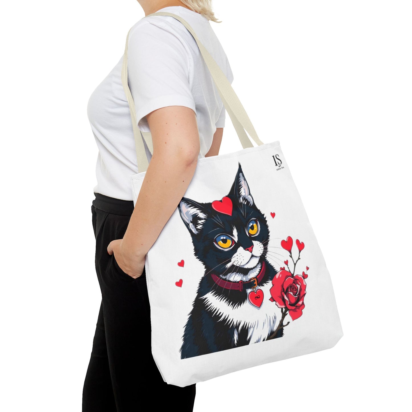 Cat Tote Bag - Beautifull Aesthetic Cat Creative Design