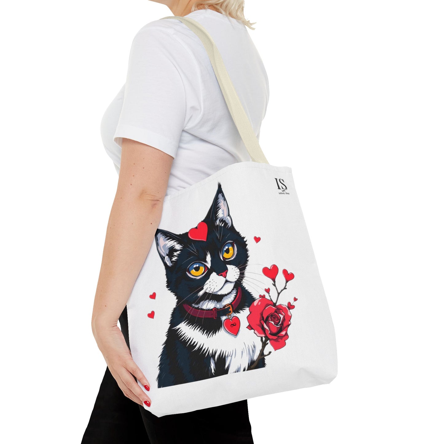 Cat Tote Bag - Beautifull Aesthetic Cat Creative Design