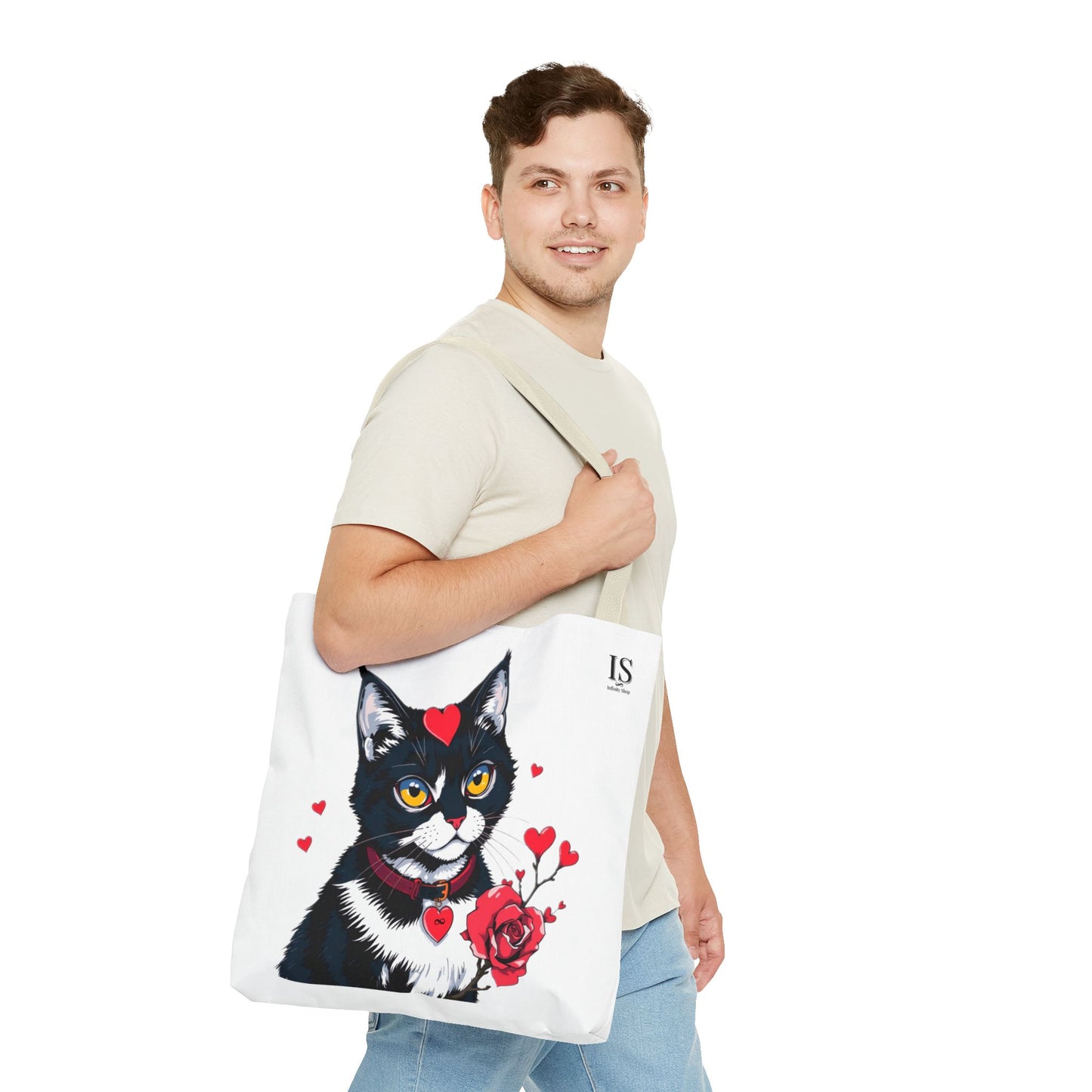 Cat Tote Bag - Beautifull Aesthetic Cat Creative Design